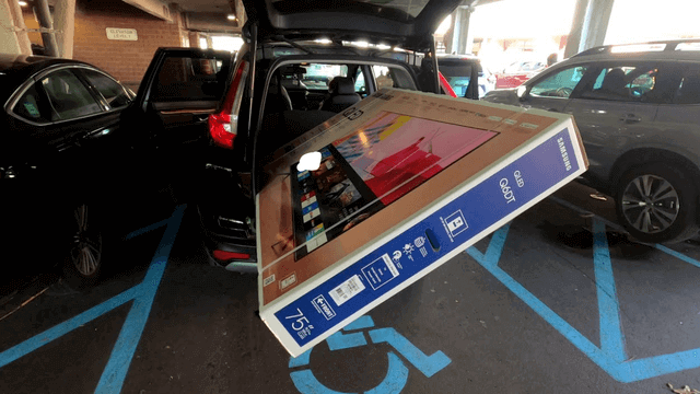 Will 85 Inch TV Fit In SUV